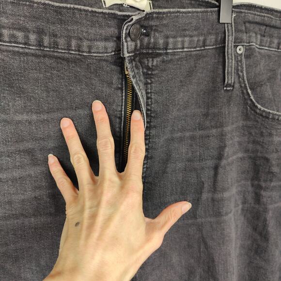 Madewell The Perfect Vintage Straight Jean‎ Womens 37P Petite Sumner Black Wash - Picture 3 of 8